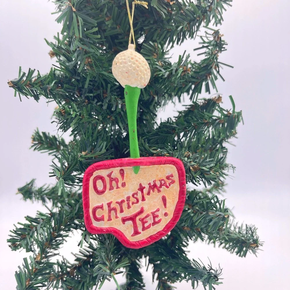 Golf Ball Christmas Ornament Oh‎ Christmas Tee Golf Holiday Decor